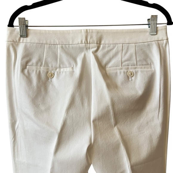 TALBOTS CHATHAM ANKLE PANT 8  STRAIGHT LEG SIDE ZIP ANKLE LENGTH COASTAL NWT - Picture 6 of 10